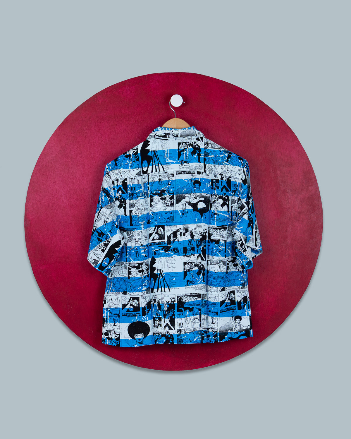Prada - SS18 Comic Short Sleeve Shirt in Cotton.