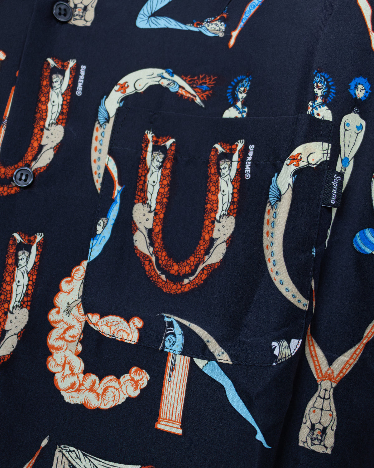 Supreme - SS18 Alphabet Silk Short Sleeve Shirt