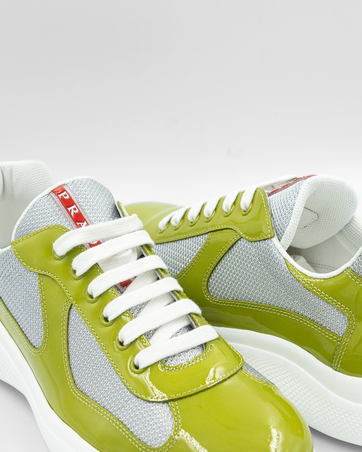Prada - Americas Cup Patent Leather Sneaker