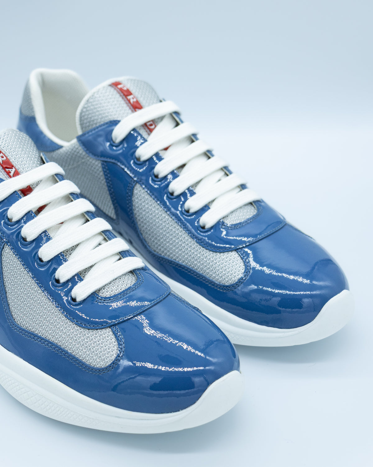 Prada - Americas Cup Patent Leather Sneakers