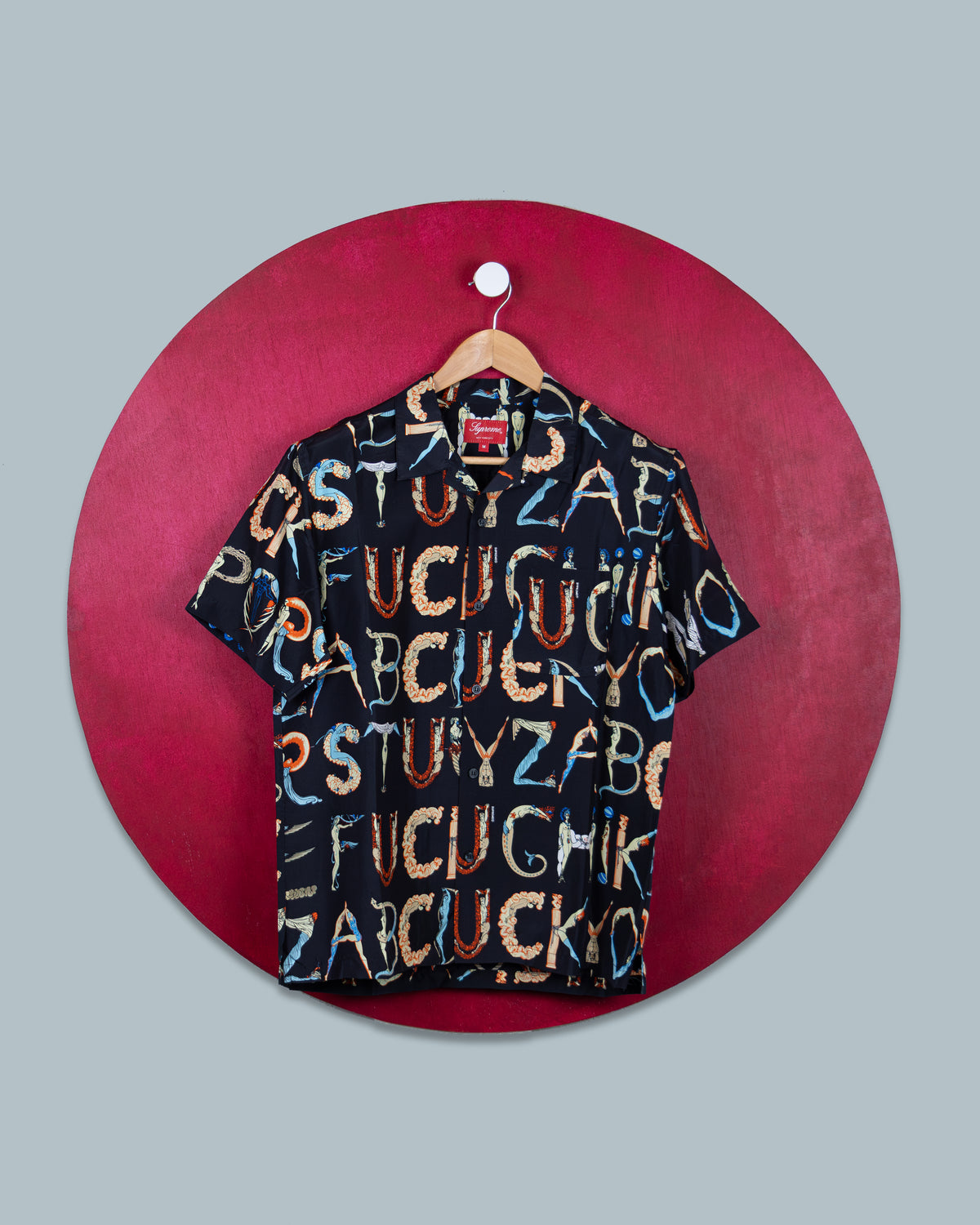 Supreme - SS18 Alphabet Silk Short Sleeve Shirt