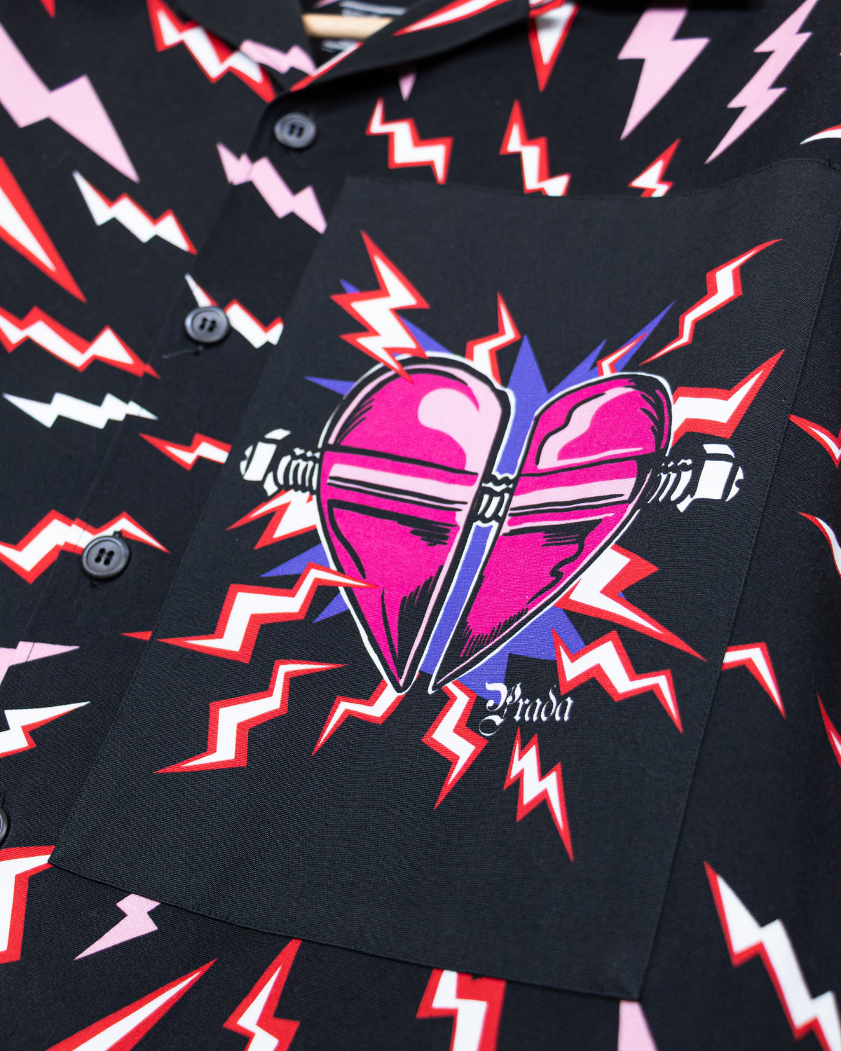Prada - FW19 Lightning Short Sleeve Shirt