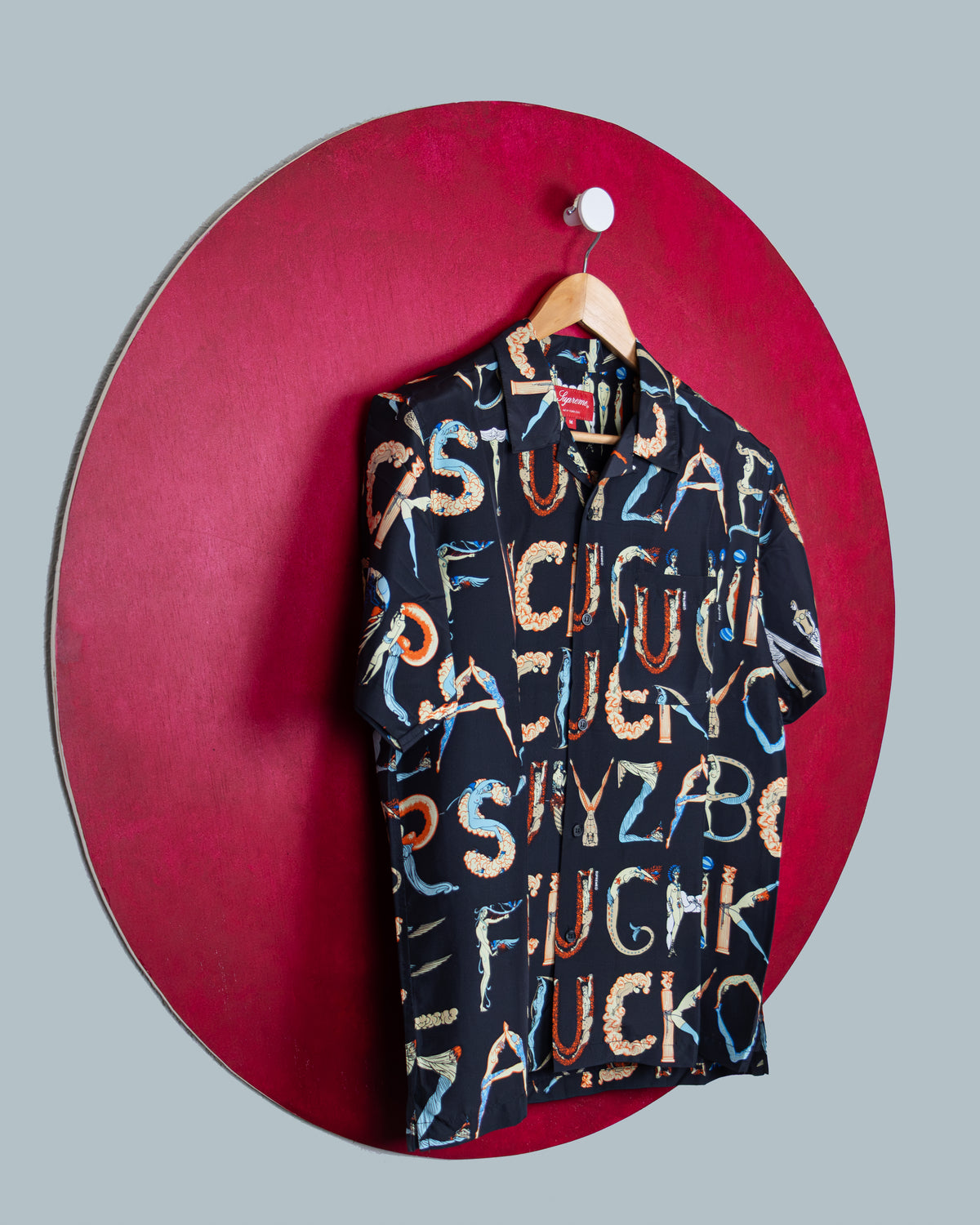 Supreme - SS18 Alphabet Silk Short Sleeve Shirt