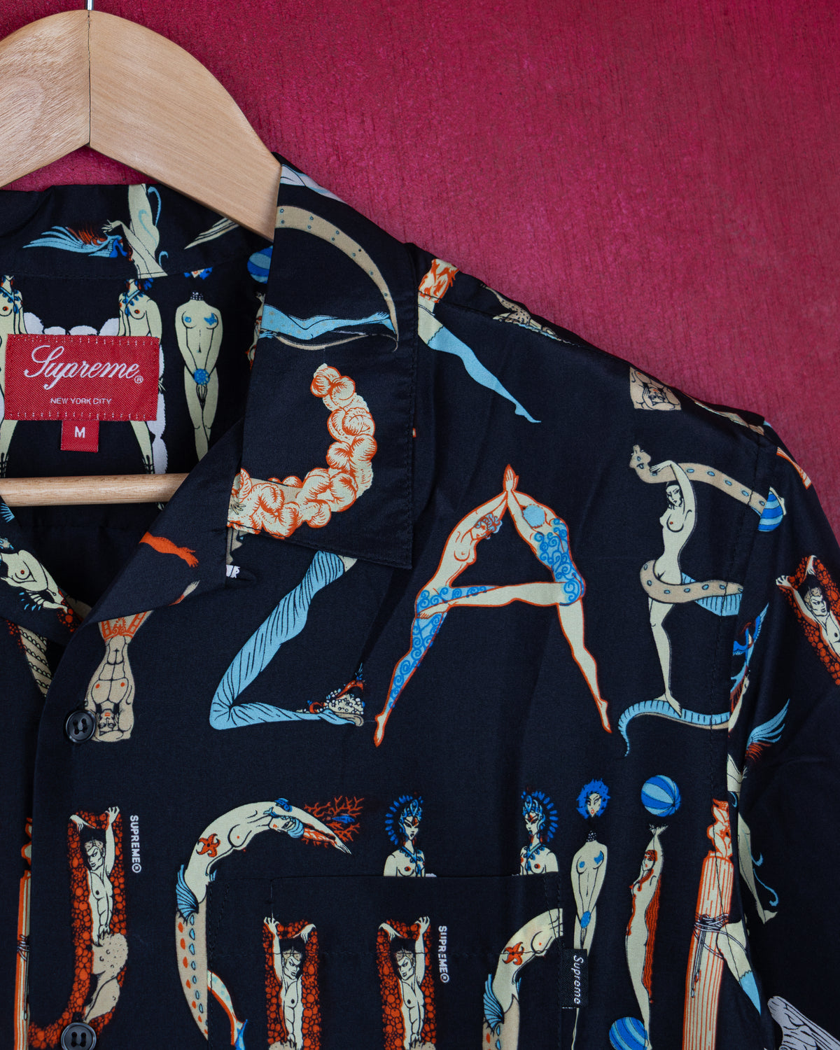 Supreme - SS18 Alphabet Silk Short Sleeve Shirt