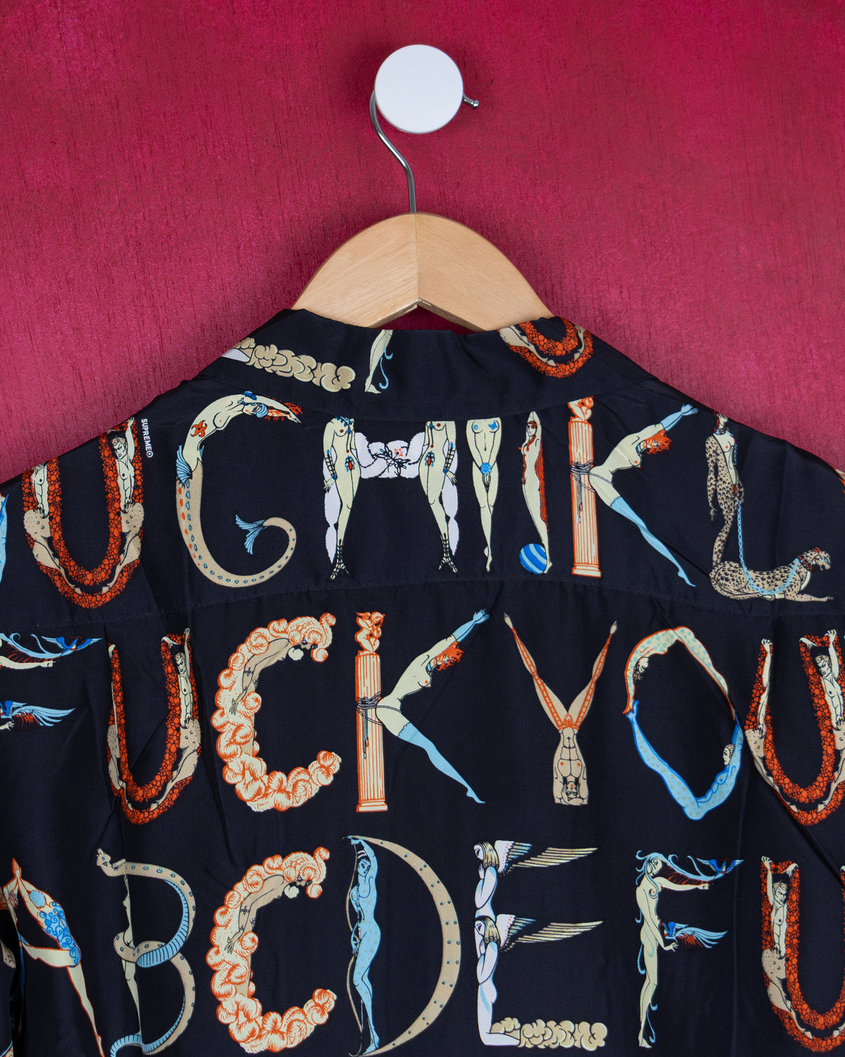 Supreme - SS18 Alphabet Silk Short Sleeve Shirt
