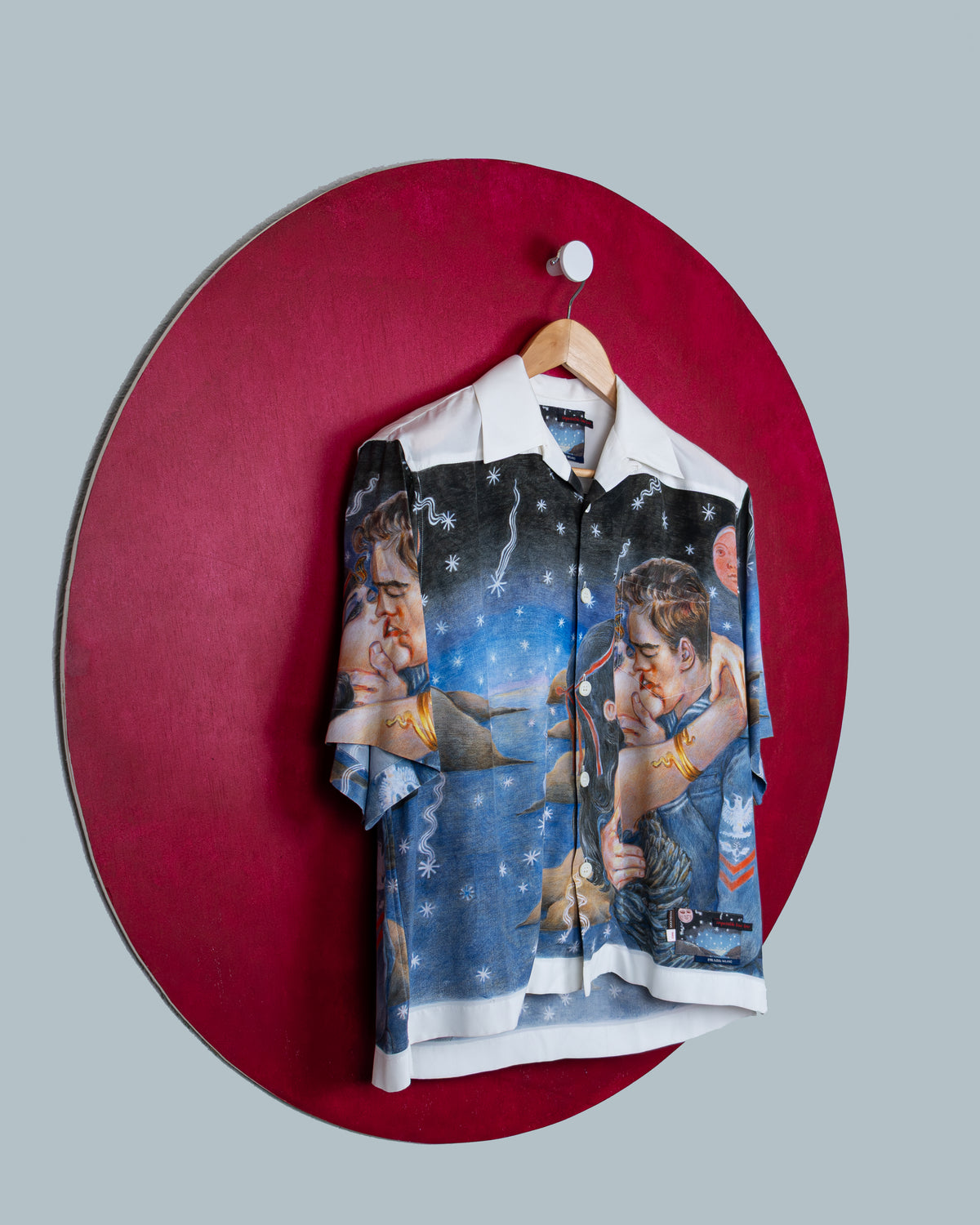 Prada -  FW16 “Impossible True Love” Short Sleeve Shirt – Viscose