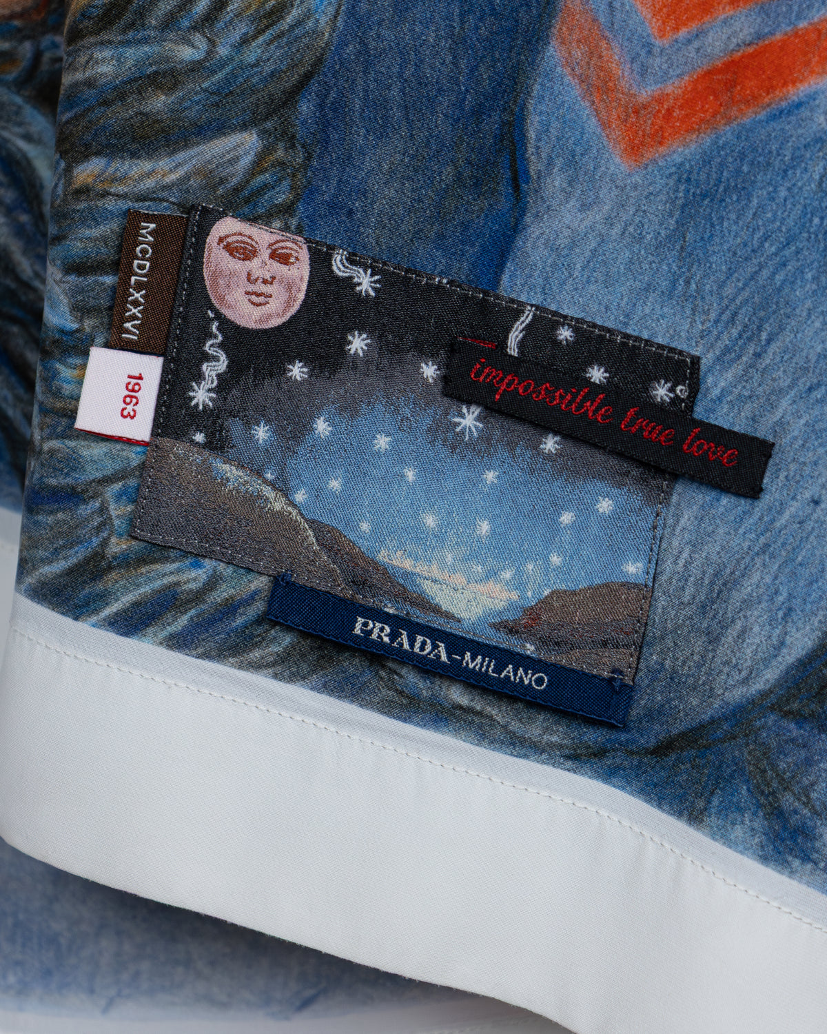 Prada -  FW16 “Impossible True Love” Short Sleeve Shirt – Viscose