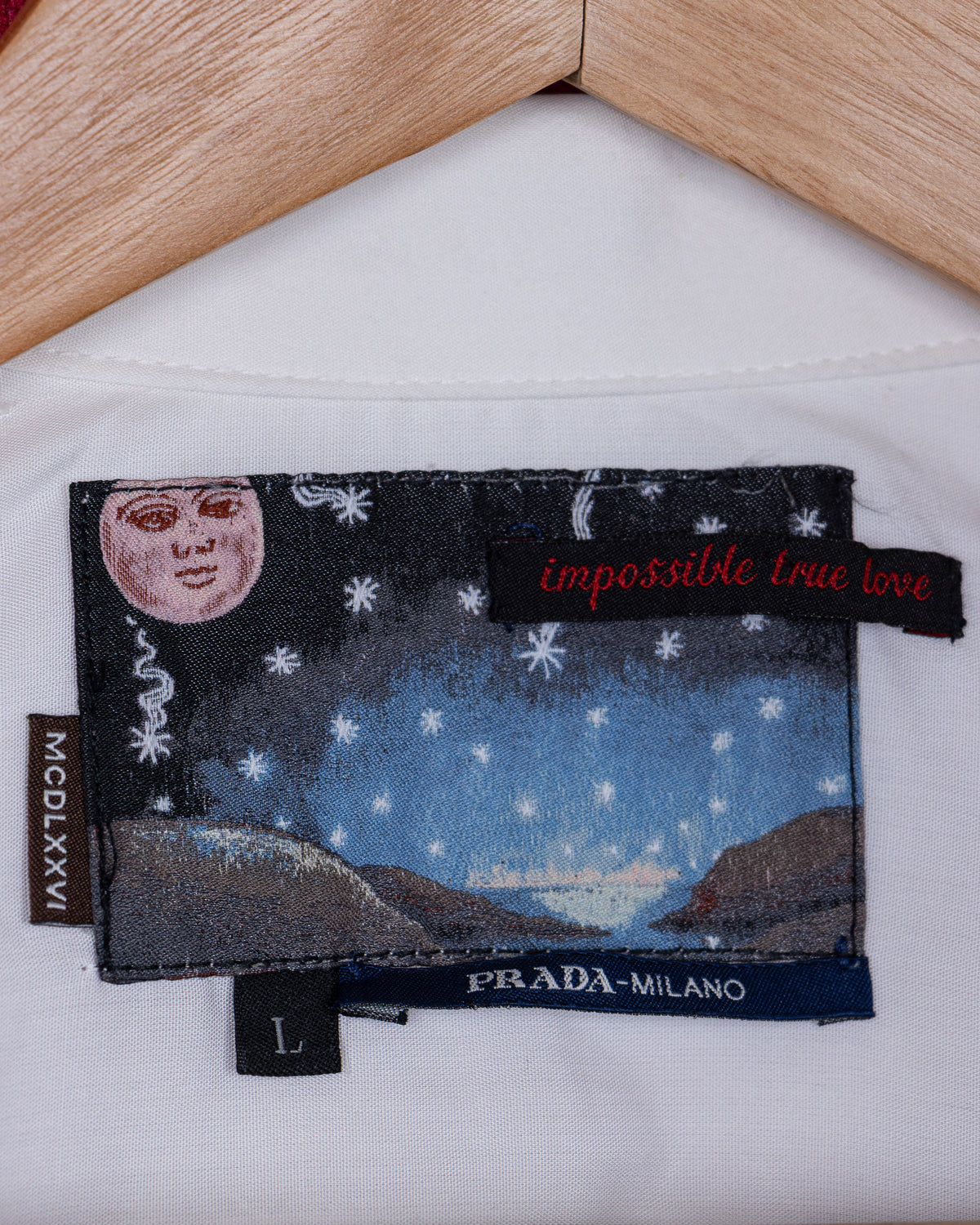 Prada -  FW16 “Impossible True Love” Short Sleeve Shirt – Viscose