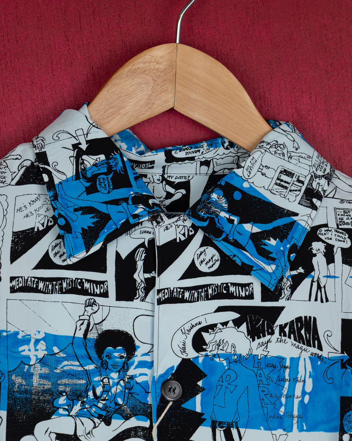 Prada - SS18 Comic Short Sleeve Shirt in Cotton.