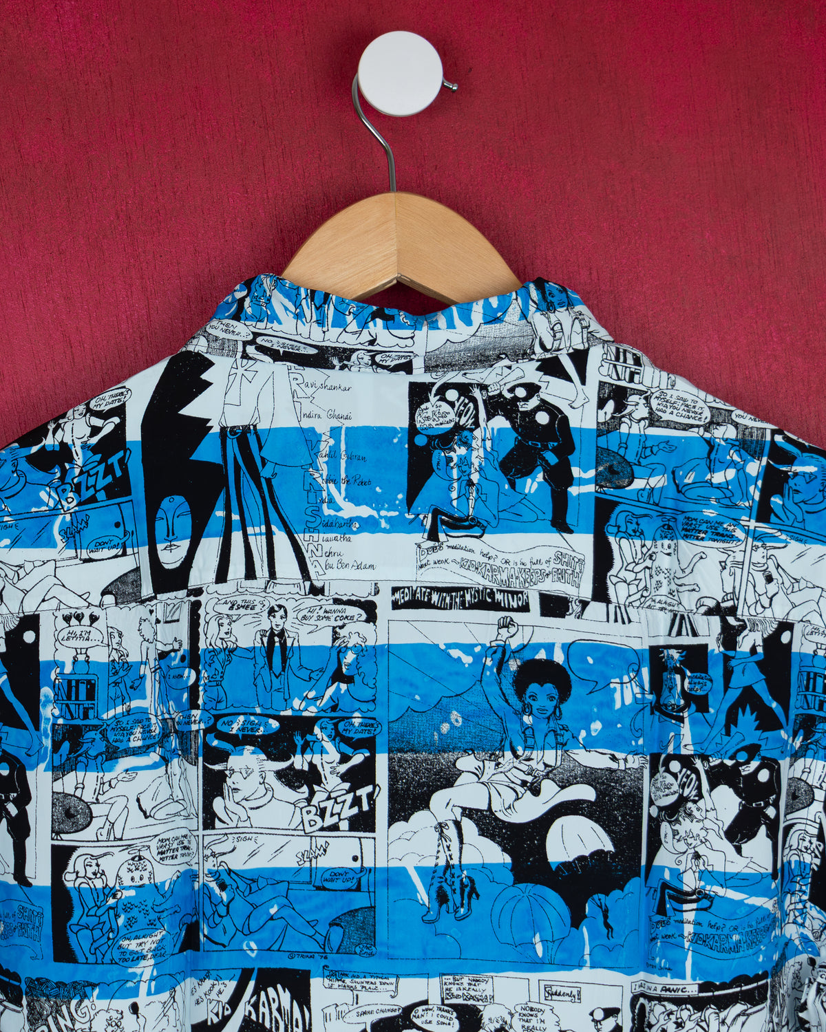 Prada - SS18 Comic Short Sleeve Shirt in Cotton.
