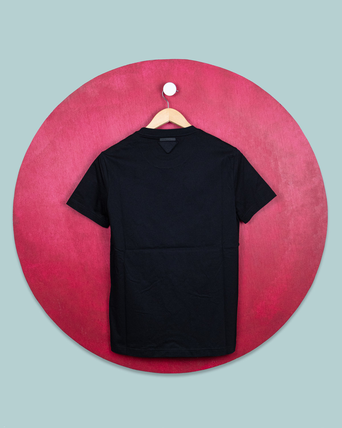 Prada - Cotton Jersey T-Shirt with Triangle Logo