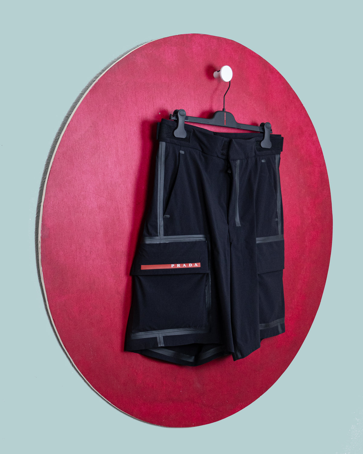 Prada - Linea Rossa Bio-Based Stretch Nylon Swim Cargo Shorts
