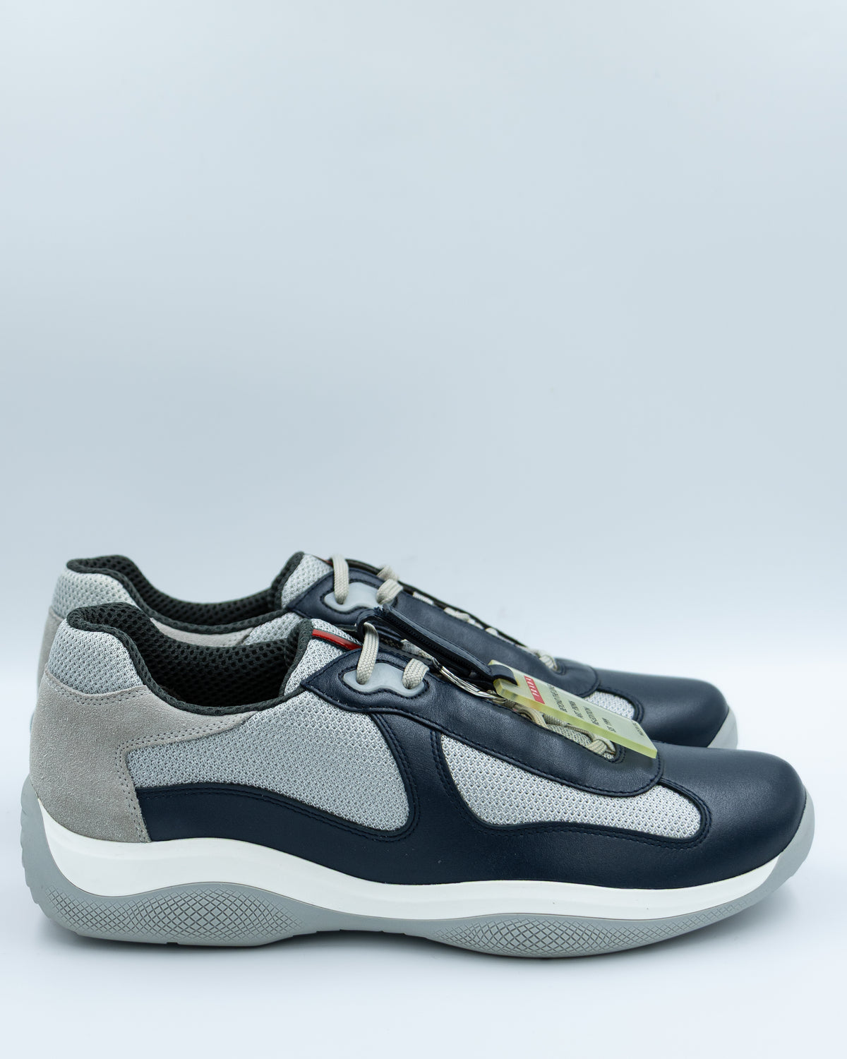 Prada Linea Rossa OG Americas Cup Sneaker - Navy Blue & Silver
