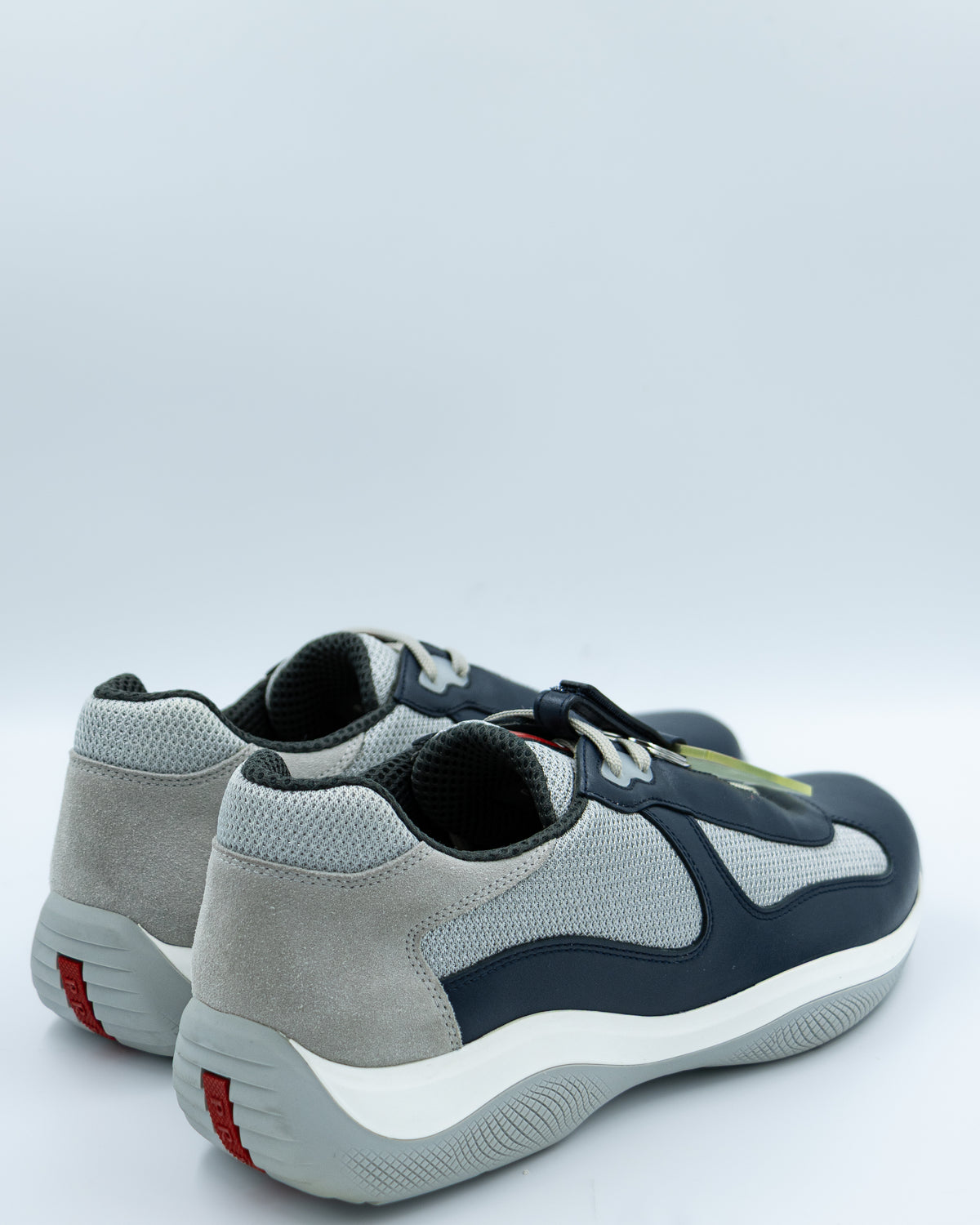 Prada Linea Rossa OG Americas Cup Sneaker - Navy Blue & Silver