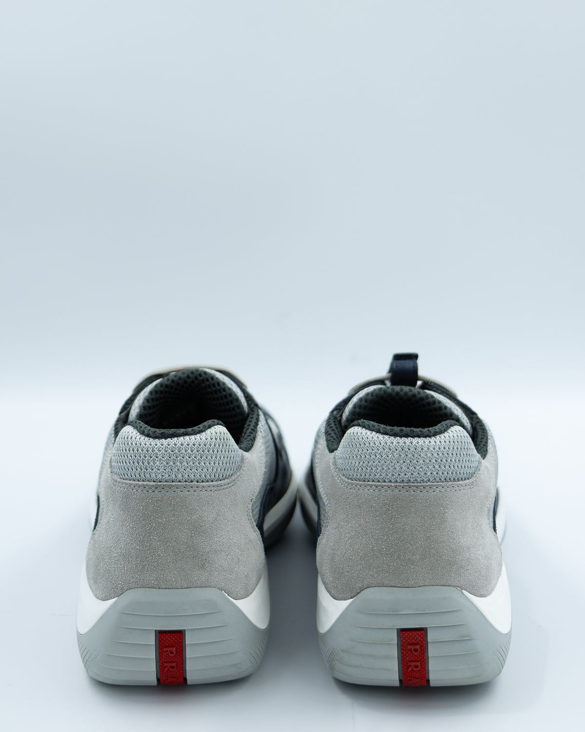 Prada Linea Rossa OG Americas Cup Sneaker - Navy Blue & Silver