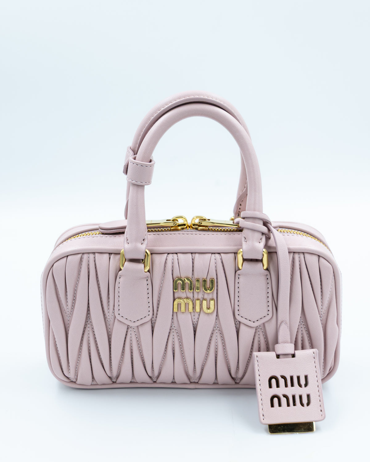 Miu Miu - Arcadie Matelassé Leather Mini Bag