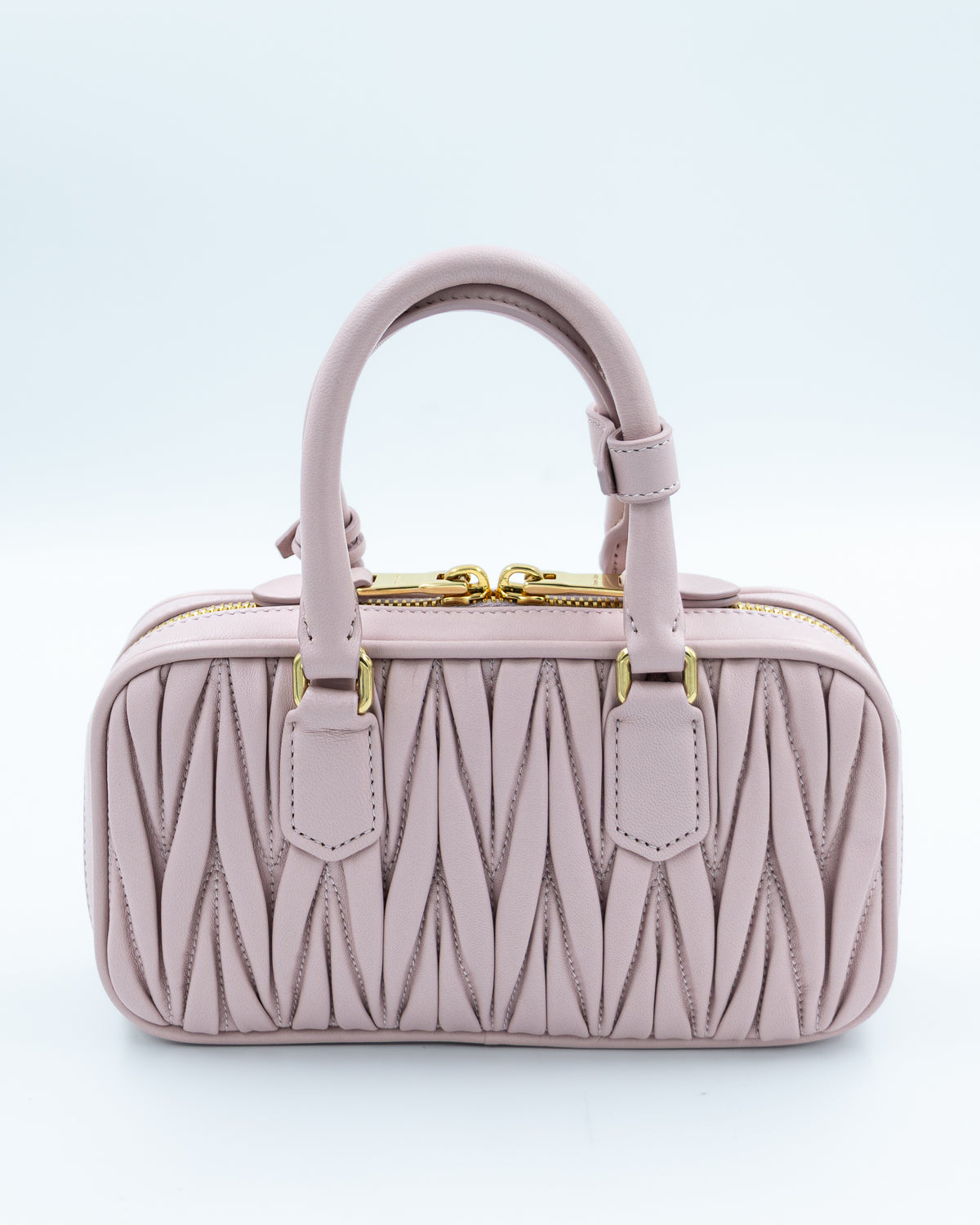 Miu Miu - Arcadie Matelassé Leather Mini Bag