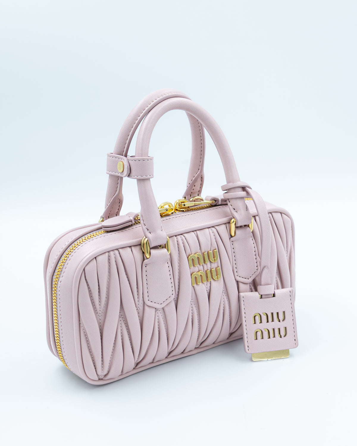 Miu Miu - Arcadie Matelassé Leather Mini Bag