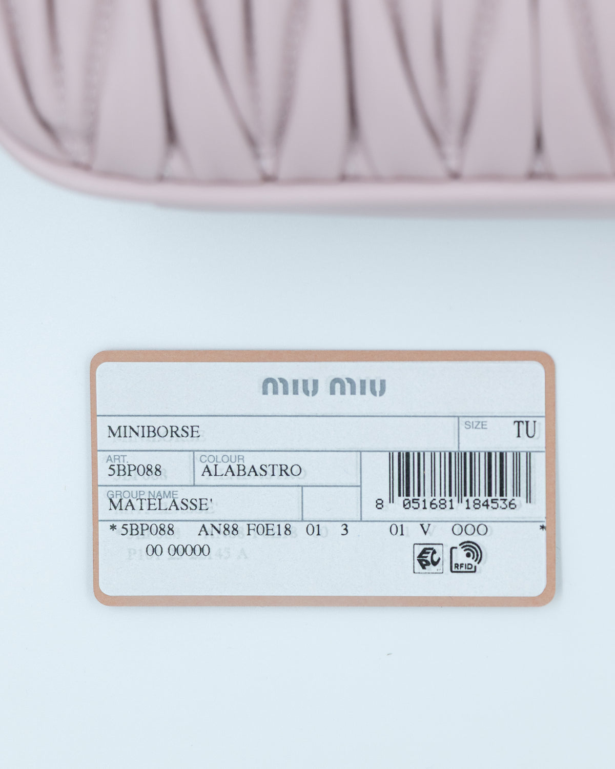 Miu Miu - Arcadie Matelassé Leather Mini Bag