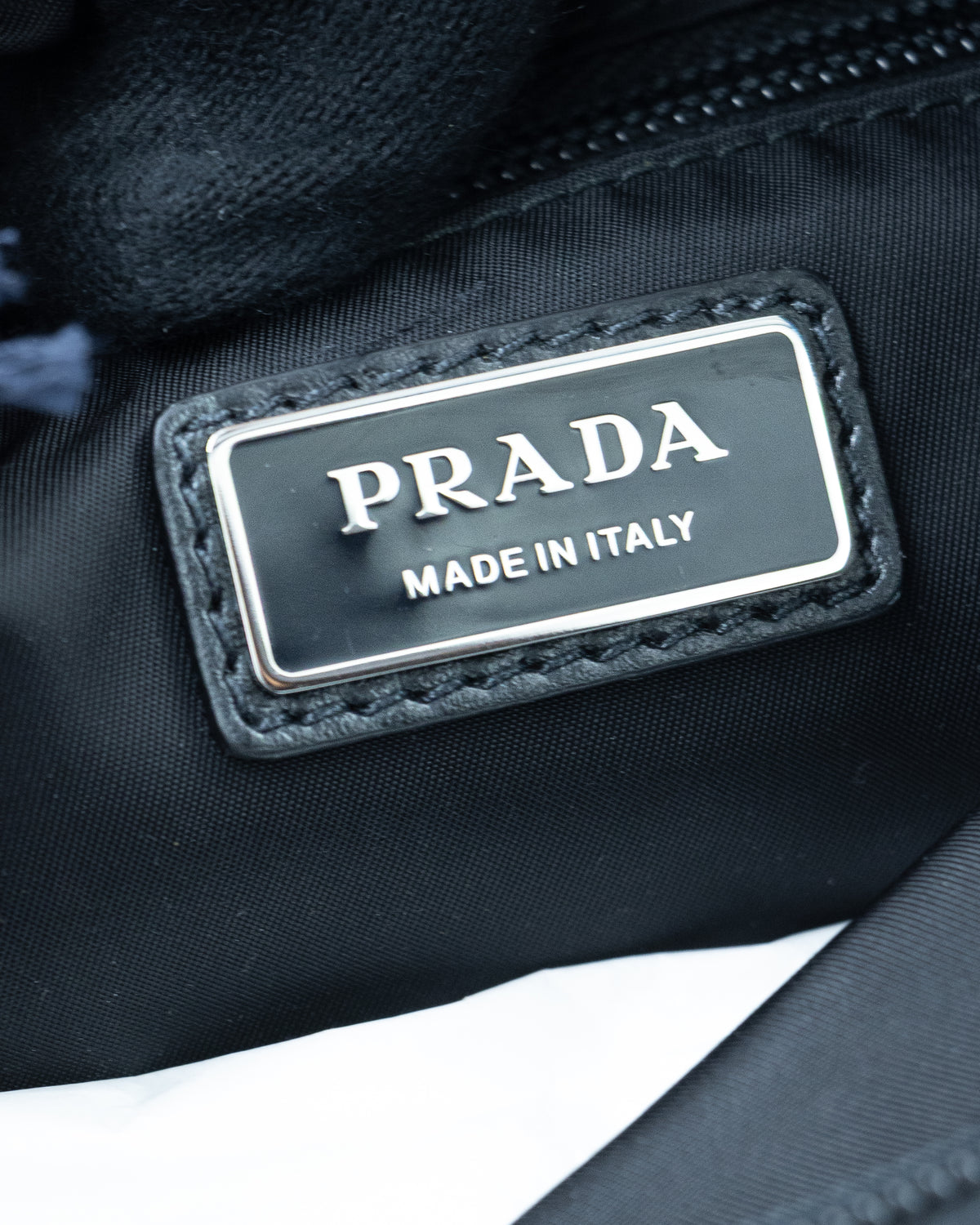 Prada -  Re-Nylon Crossbody Backpack - Red & White Floral Print (FW21)