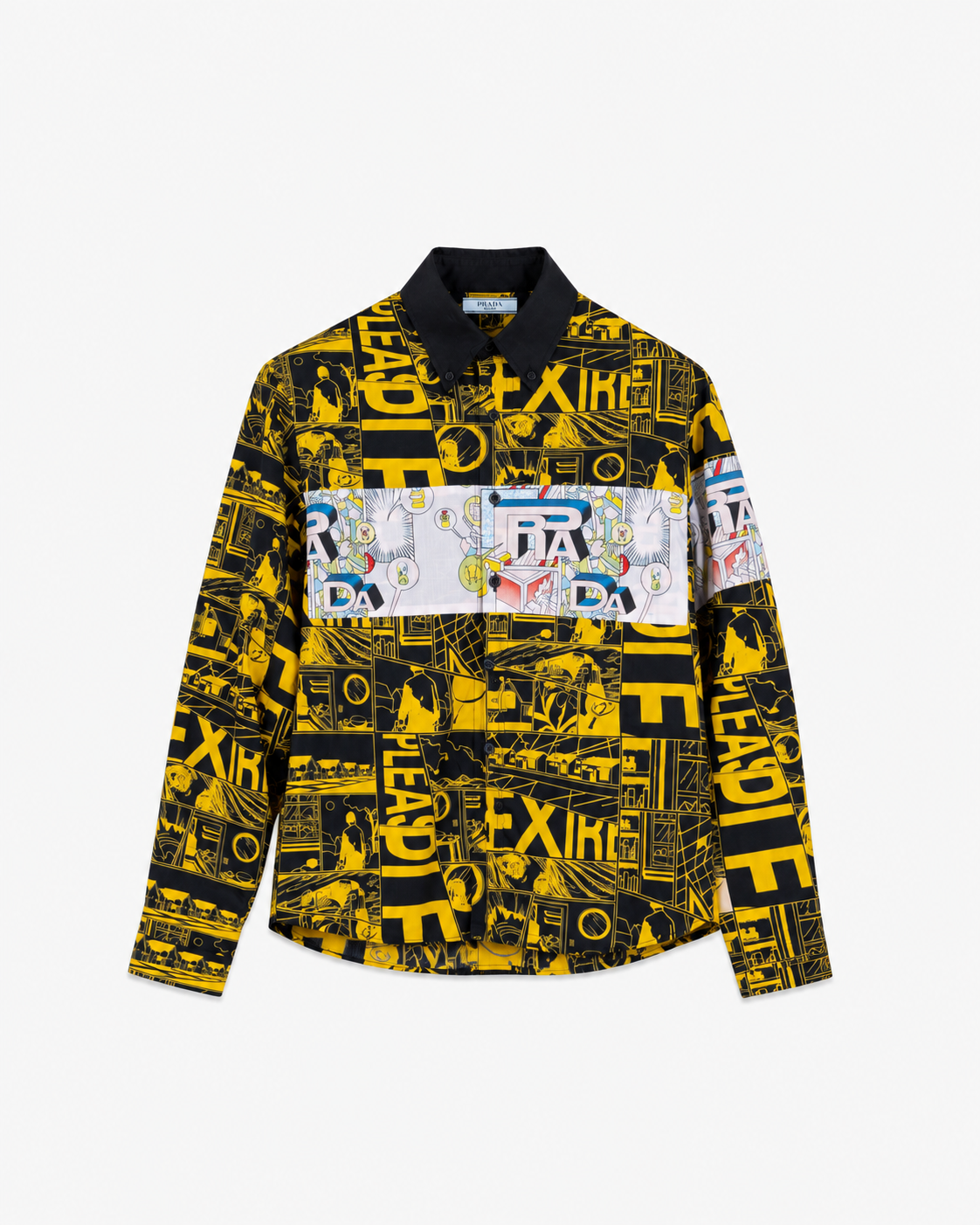 Prada - SS18 Comic Long Sleeve Shirt