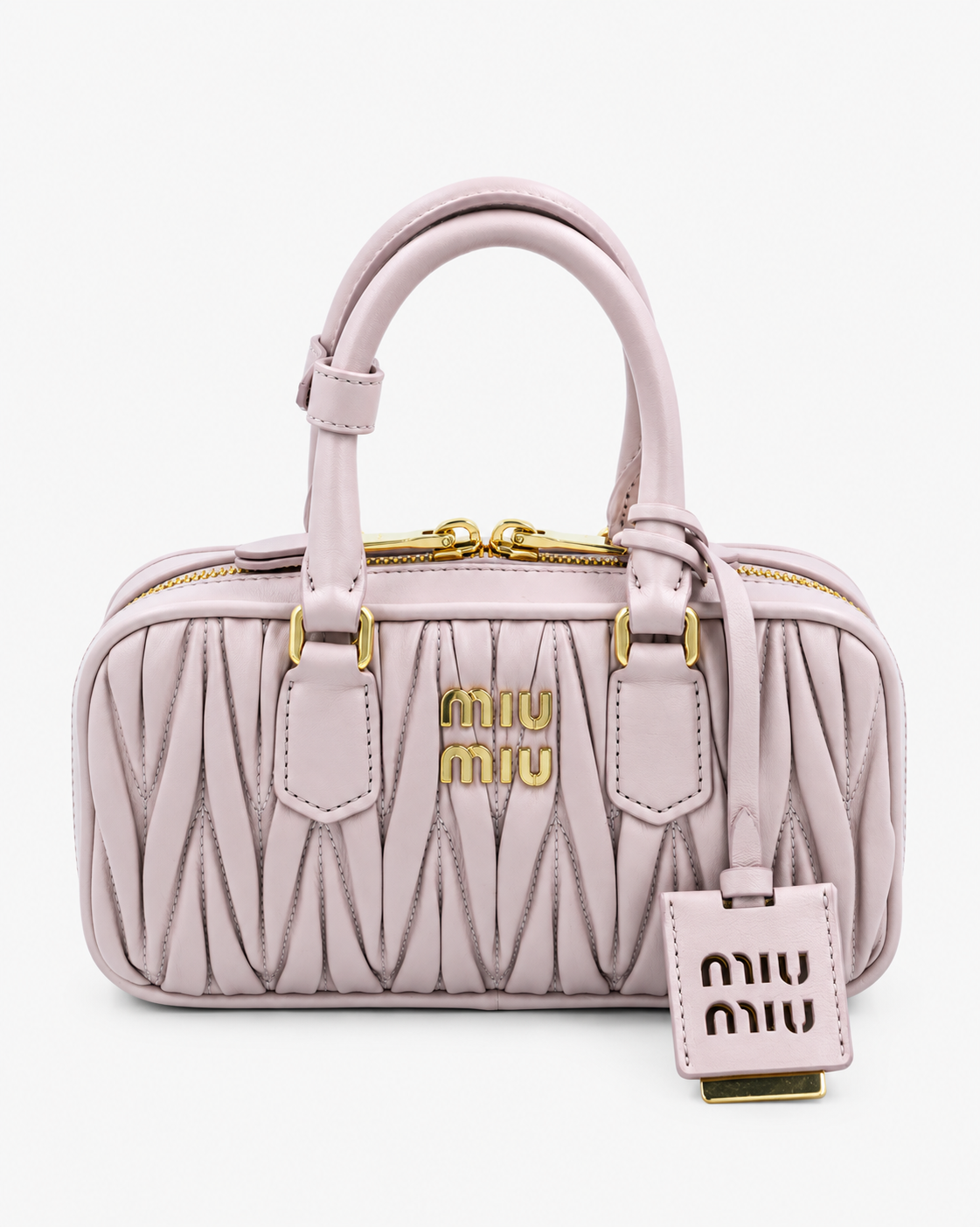Miu Miu - Arcadie Matelassé Leather Mini Bag