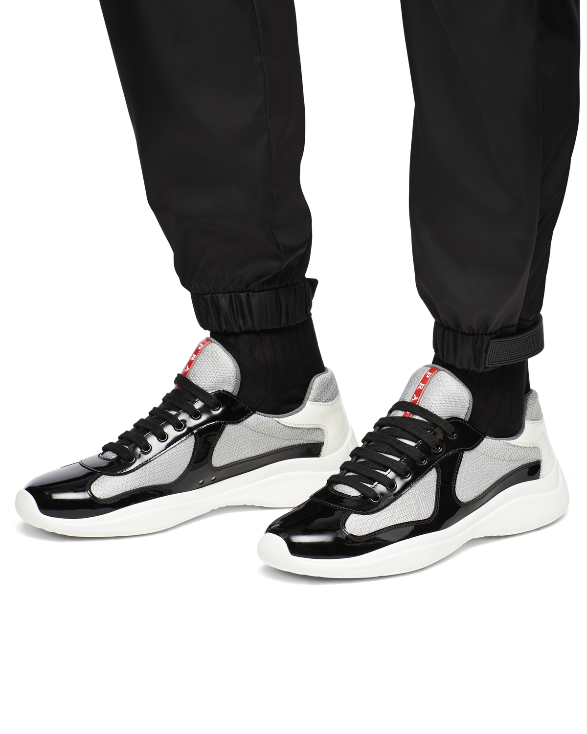 Prada - Americas Cup Patent Leather Sneaker