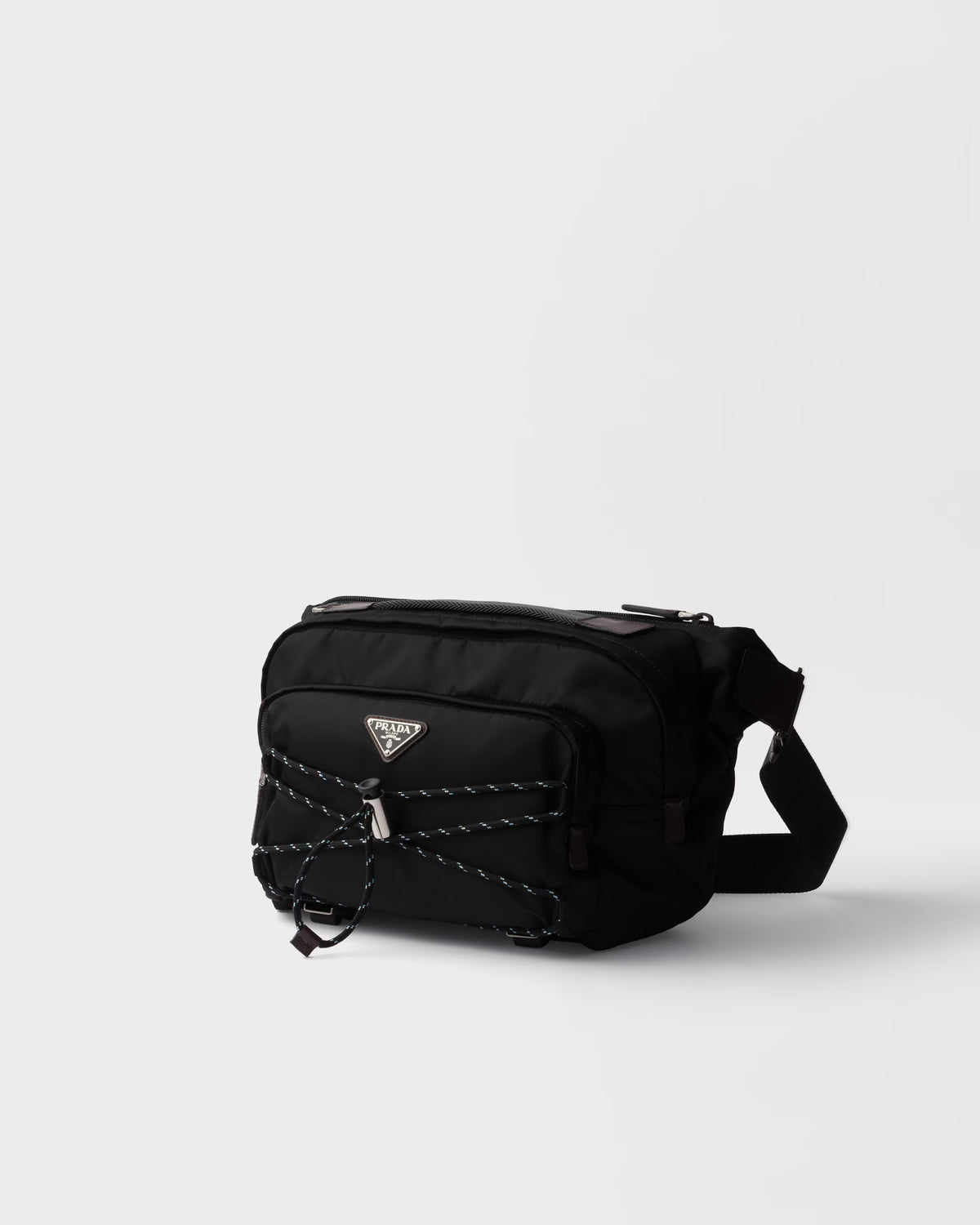 Prada -  Speedrock Re-Nylon & Leather Crossbody Bag