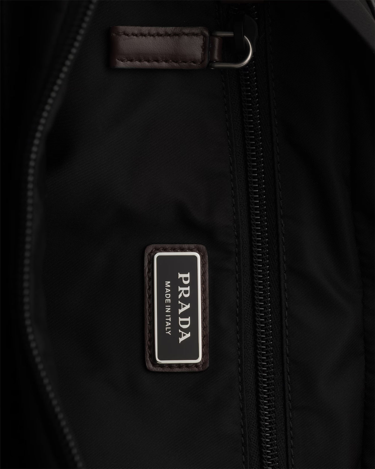 Prada -  Speedrock Re-Nylon & Leather Crossbody Bag