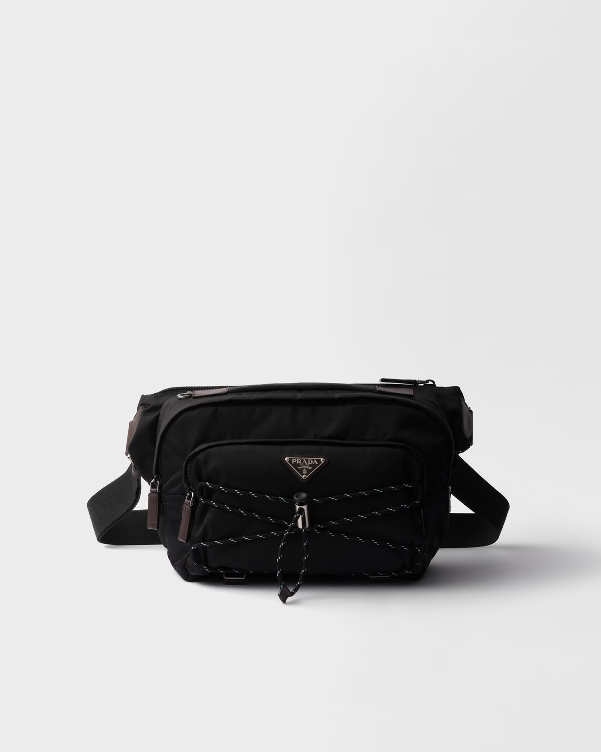 Prada -  Speedrock Re-Nylon & Leather Crossbody Bag